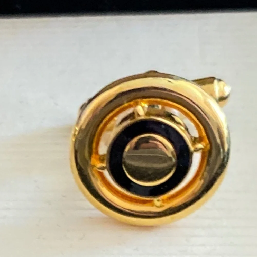 Cufflinks Vintage RBM Collection Black & Gold